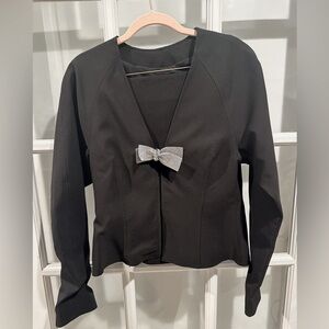 🖤🖤ZARA🖤🖤 RHINESTONE BOW FRONT BLAZER ✨HOLIDAY STEAL✨